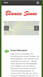 Mobile Screenshot of blumen-simon.de